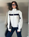 Jacket - Beige - front view