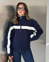 Jacket - Navy - front view
