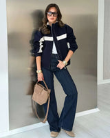 Jacket - Navy - front view