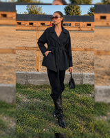 Jacket - Black - front view