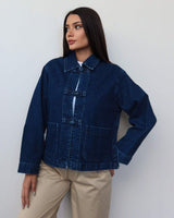 Jacket - Denim - front view