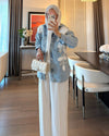 Jacket - Denim - front view
