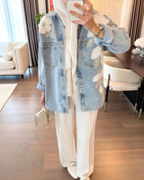 Jacket - Denim - front view