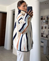 Jacket - Off White - three-quarter view