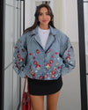 Jacket - Denim - front view