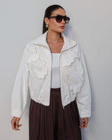 Jacket - Off White - front view
