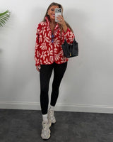 Jacket - Red - front view