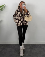Jacket - Brown - front view