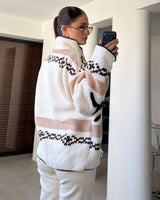 Jacket - Beige - back view
