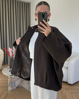 Jacket - Brown - front view