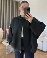 Jacket - Black - front view