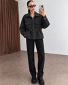 Jacket - Dark Grey - front view