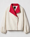 Jacket - Beige - front view