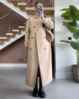 Jacket - Beige - front view