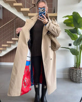 Jacket - Beige - front view