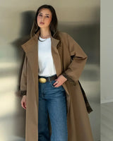 Jacket - Brown - front view