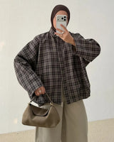 Jacket - Brown - front view