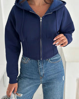 Jacket - Navy - front view