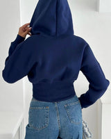 Jacket - Navy - back view