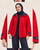 Jacket - Red - front view