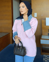 Jacket - Pink - three-quarter view