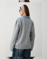Jacket - Grey - back view