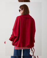 Jacket - Red - back view