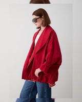 Jacket - Red - three-quarter view