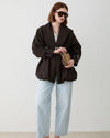 Jacket - Brown - front view