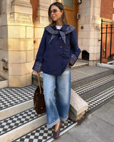Jacket - Navy - front view