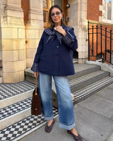Jacket - Navy - front view