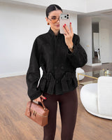 Jacket - Black - front view