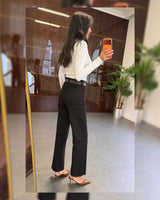 Jeans + Belt - three-quarter view