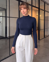 Must Have Basic Top - Navy - front view
