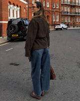 Must Have Suede Jacket - Brown - three-quarter view