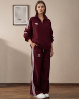Must Have Track Set - Burgundy - three-quarter view