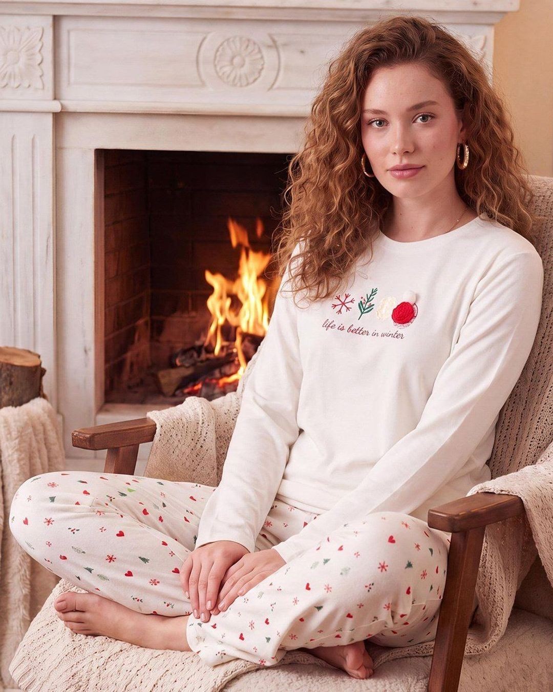 Nightwear - White - front view