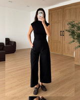 Pants - Black - front view