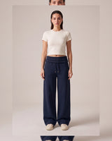 Pants - Navy - front view