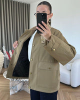 Quiet Luxury Utility Jacket - Zeti - front view