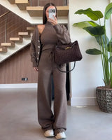 Set 3PC - Brown - front view