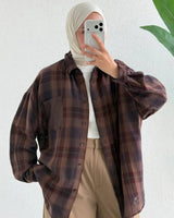 Shirt - Brown - front view