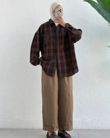 Shirt - Brown - front view