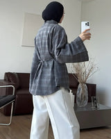 Shirt - Grey - back view