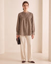Shirt - Brown - front view