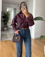 Shirt - Burgundy - front view