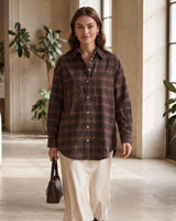 Shirt - Brown - front view