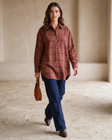 Shirt - Brown - front view