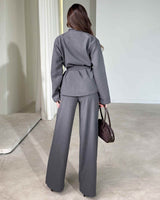 Suit - Dark Grey - back view