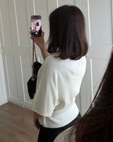 Top + Belt - White - back view